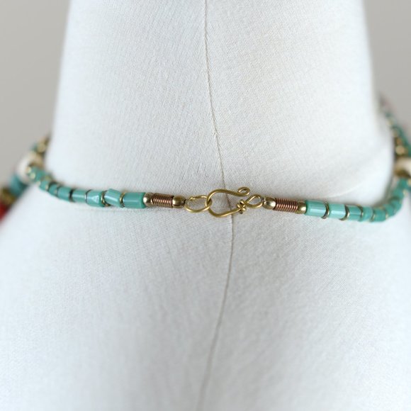 Large Statement Turquoise Necklace - Picture 7 of 7